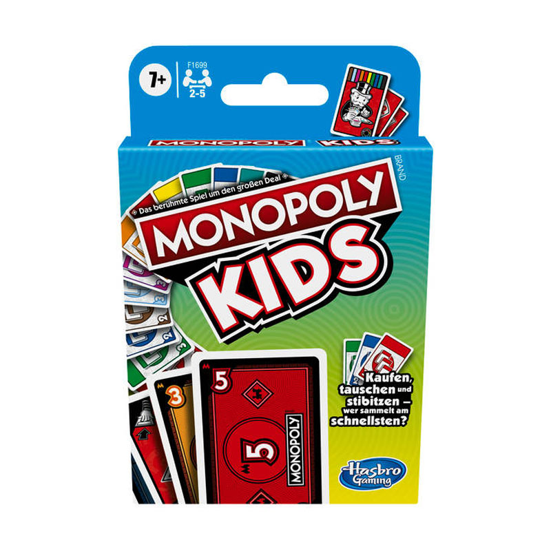 Monopoly Kids Kartenspiel Hasbro F1699100 Mitbringspiel 