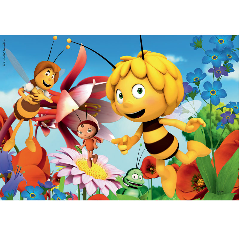 Ravensburger Puzzle Biene Maja Blumenwiese 2x12 Teile | Puzzle ...